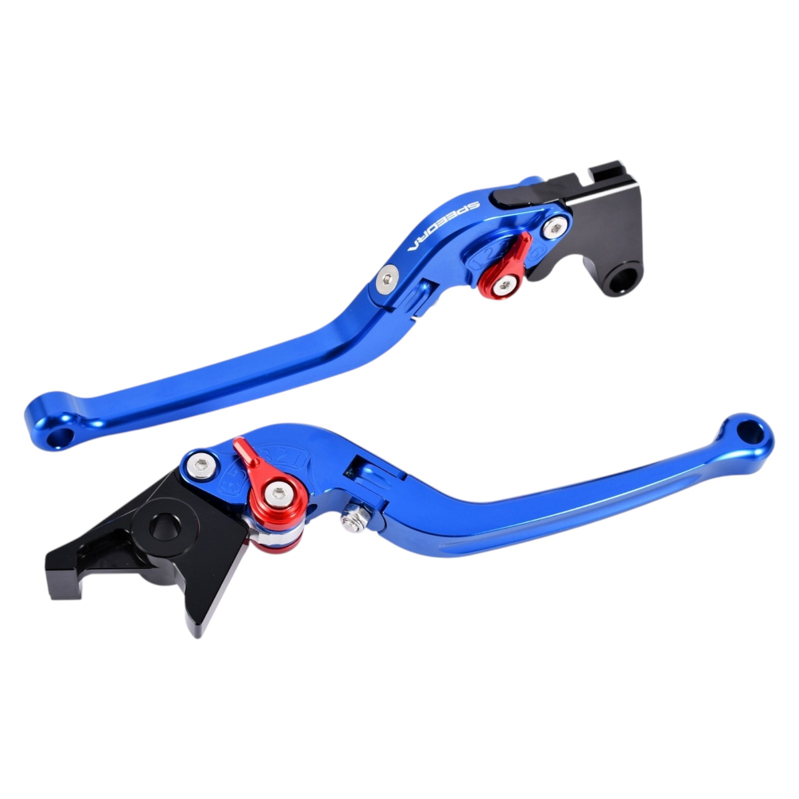 SPEEDRA アジャストレバー スタンダード可倒式(レバー/ブルー アジャスター/ゴールド) YAMAHA用 LVAG091BE-GD バイク