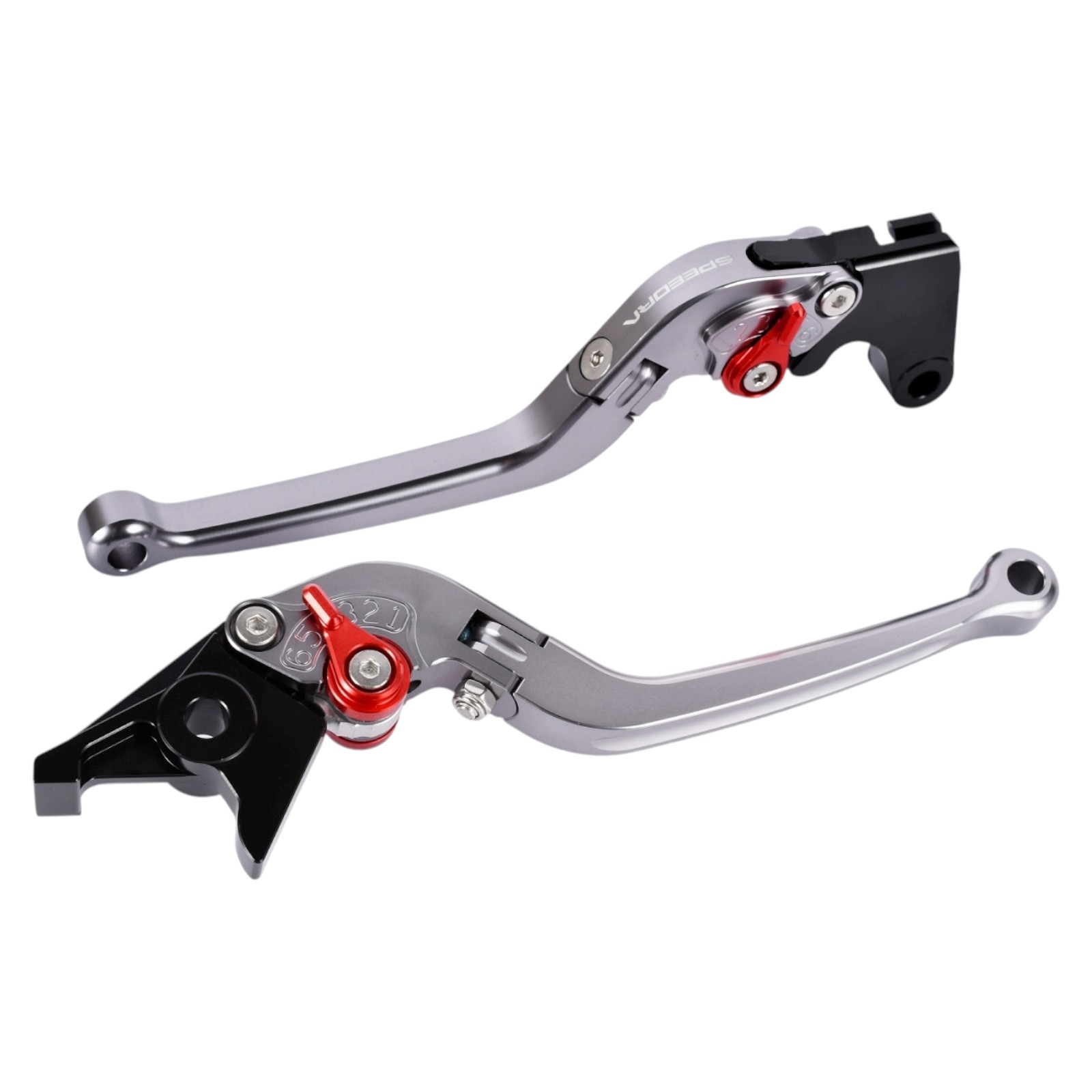 SPEEDRA アジャストレバー スタンダード可倒式(レバー/チタン アジャスター/レッド) YAMAHA用 LVAG091TM-RD バイク