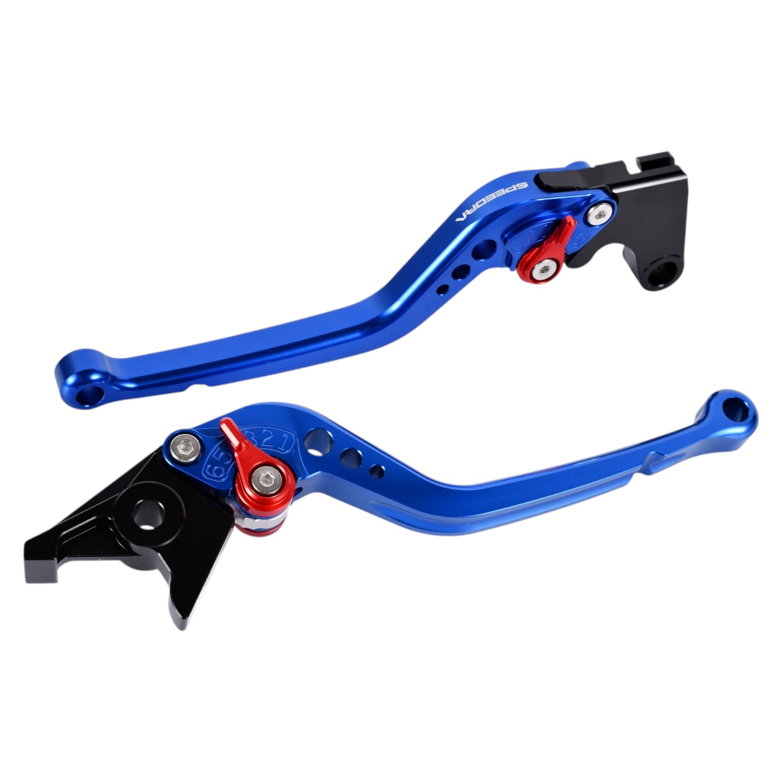 SPEEDRA アジャストレバー スタンダードロング(レバー/ブルー アジャスター/ブラック) YAMAHA用 LVBG091BE-BK バイク