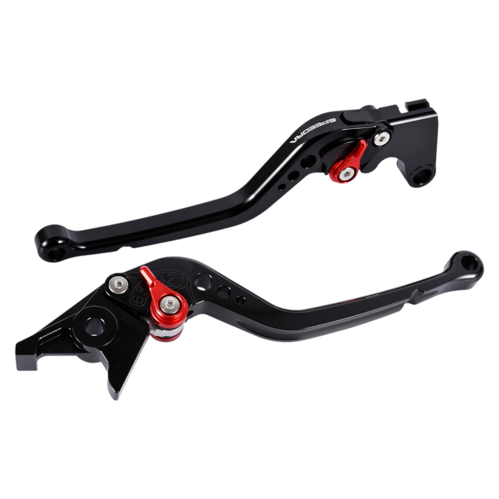 SPEEDRA アジャストレバー スタンダードロング(レバー/ブラック アジャスター/レッド) YAMAHA用 LVBG091BK-RD バイク