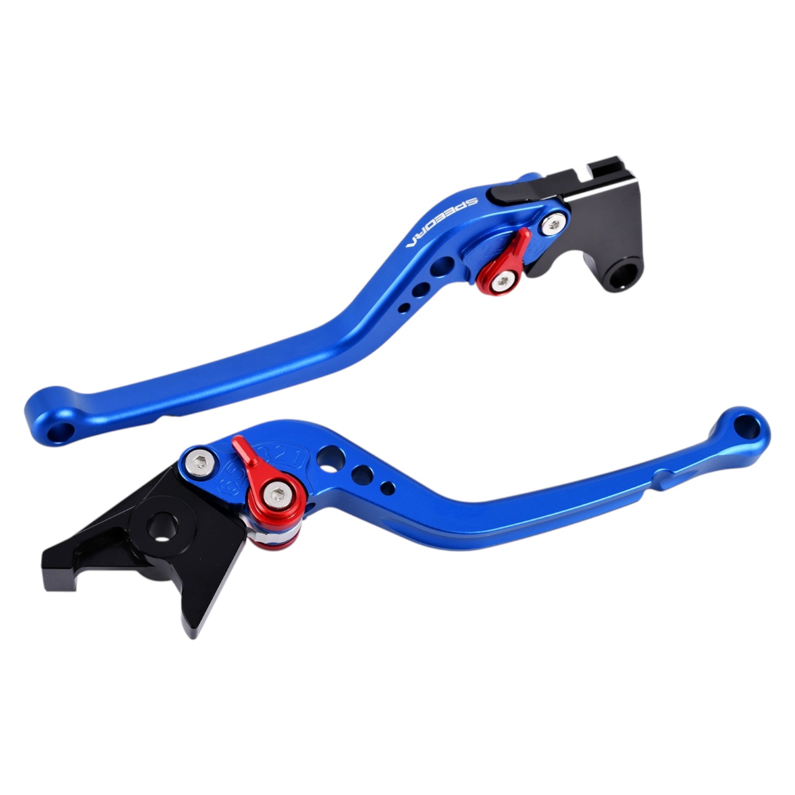 SPEEDRA アジャストレバー スタンダードロング(レバー/マットブルー アジャスター/マットシルバー) YAMAHA用 LVBM091BE-SR バイク