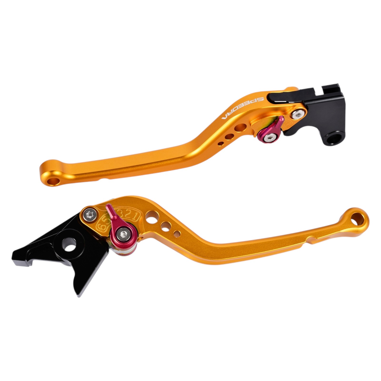 SPEEDRA アジャストレバー スタンダードロング(レバー/マットゴールド アジャスター/マットシルバー) YAMAHA用 LVBM091GD-SR バイク