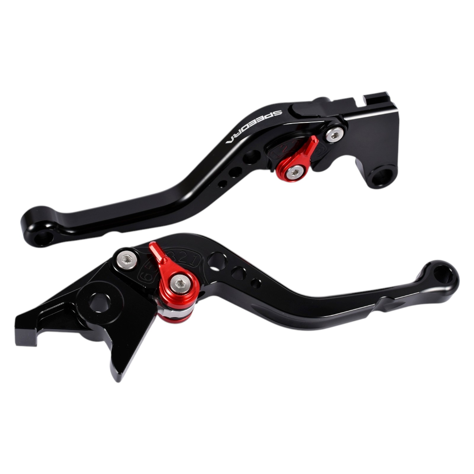 SPEEDRA アジャストレバー スタンダードショート(レバー/ブラック アジャスター/チタン) YAMAHA用 LVCG091BK-TM バイク