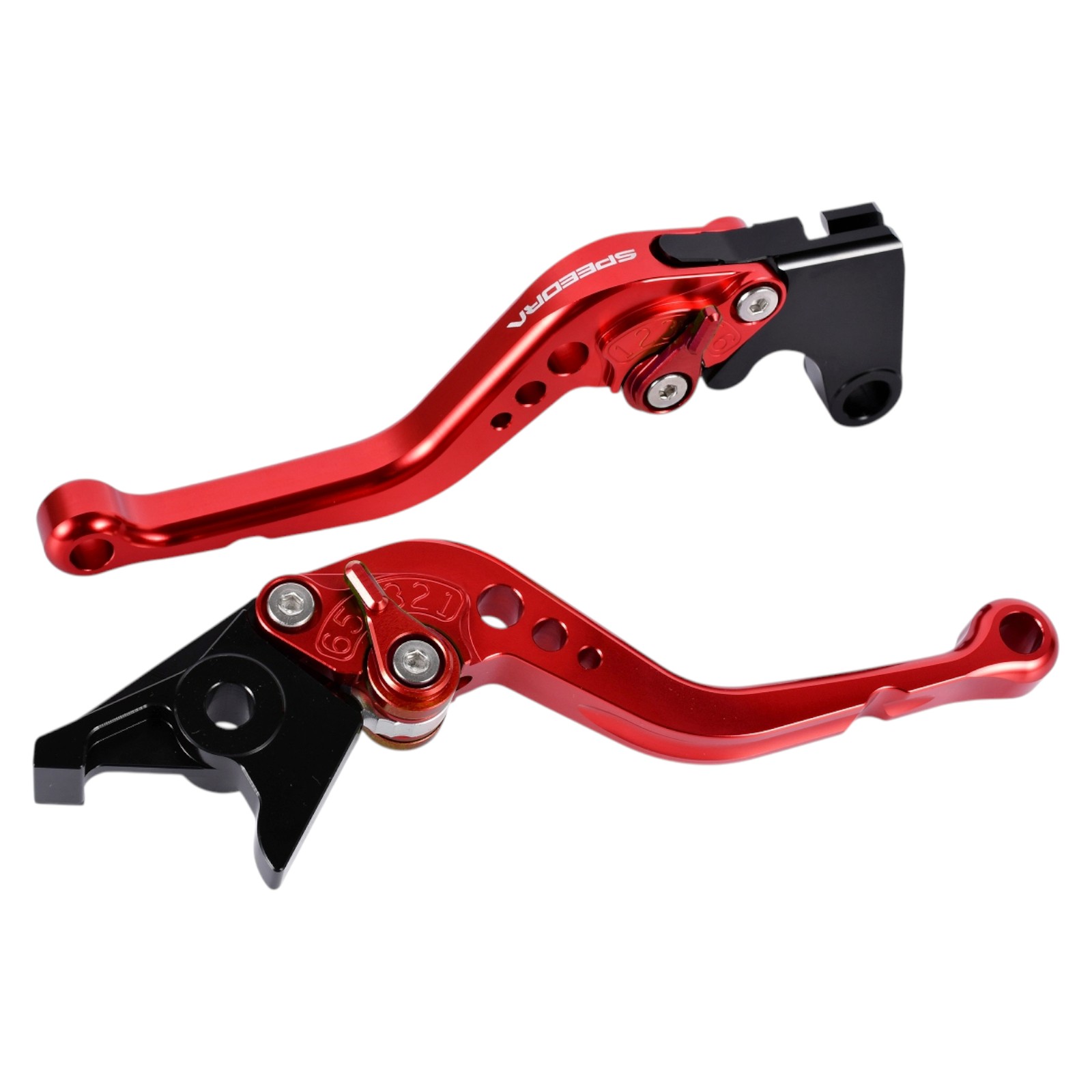SPEEDRA アジャストレバー スタンダードショート(レバー/レッド アジャスター/レッド) YAMAHA用 LVCG091RD-RD バイク