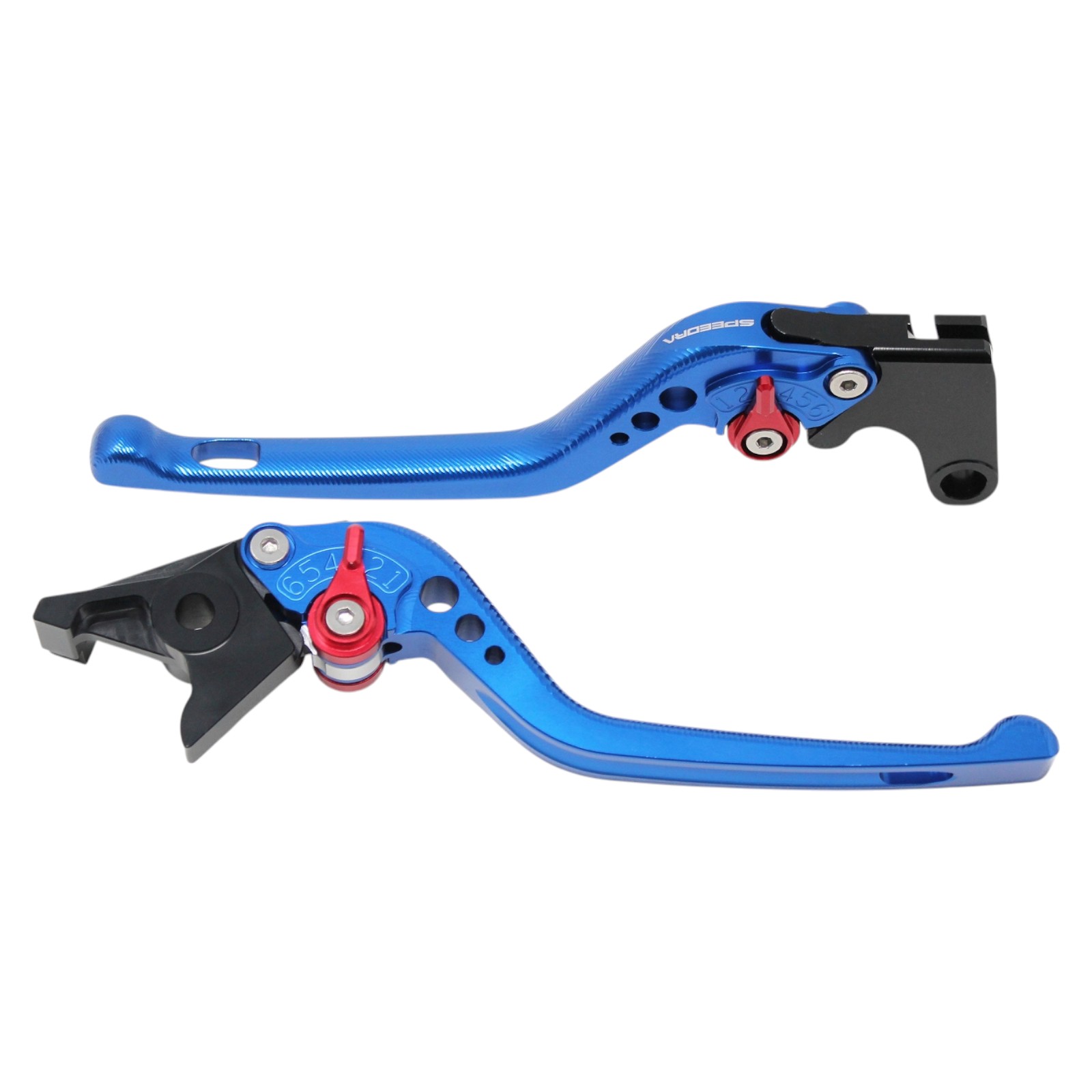 SPEEDRA アジャストレバー 3Dロング(レバー/ブルー アジャスター/ブラック) YAMAHA用 LVEG091BE-BK バイク｜パーツダイレクト店
