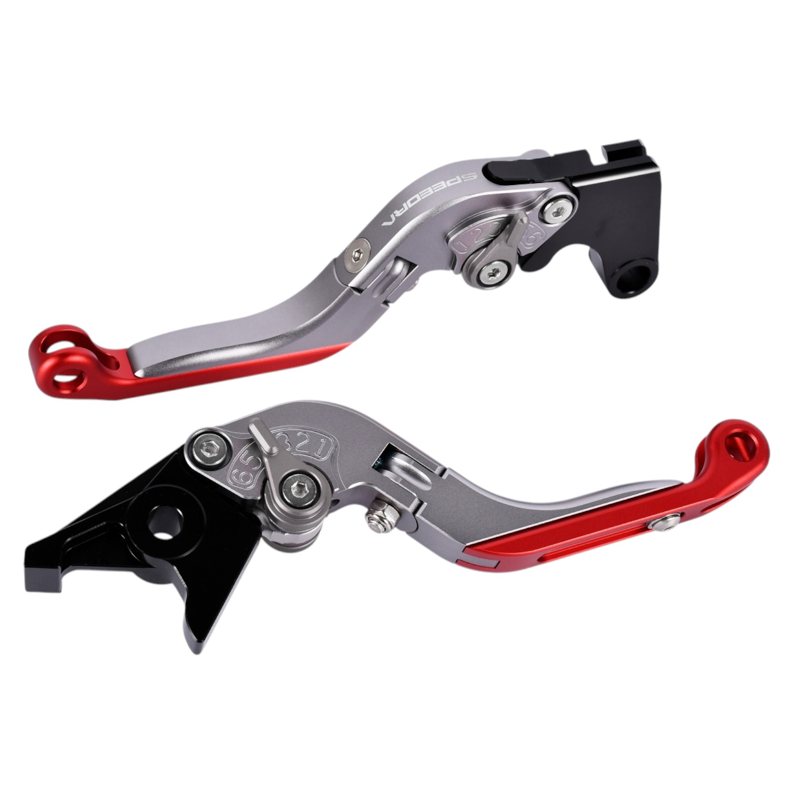 SPEEDRA アジャストレバー 可倒延長式(レバー/マットチタン アジャスター/マットチタン エクステンション/マットゴールド) YAMAHA用 LVGM091TM-TMGD バイク