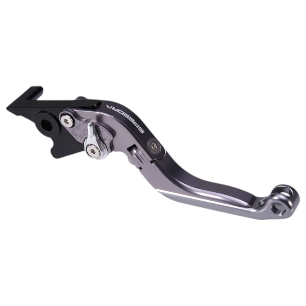 SPEEDRA アジャストブレーキレバー 可倒延長式(レバー/チタン アジャスター/シルバー エクステンション/レッド) HONDA用 LVGG082TM-SRRD バイク
