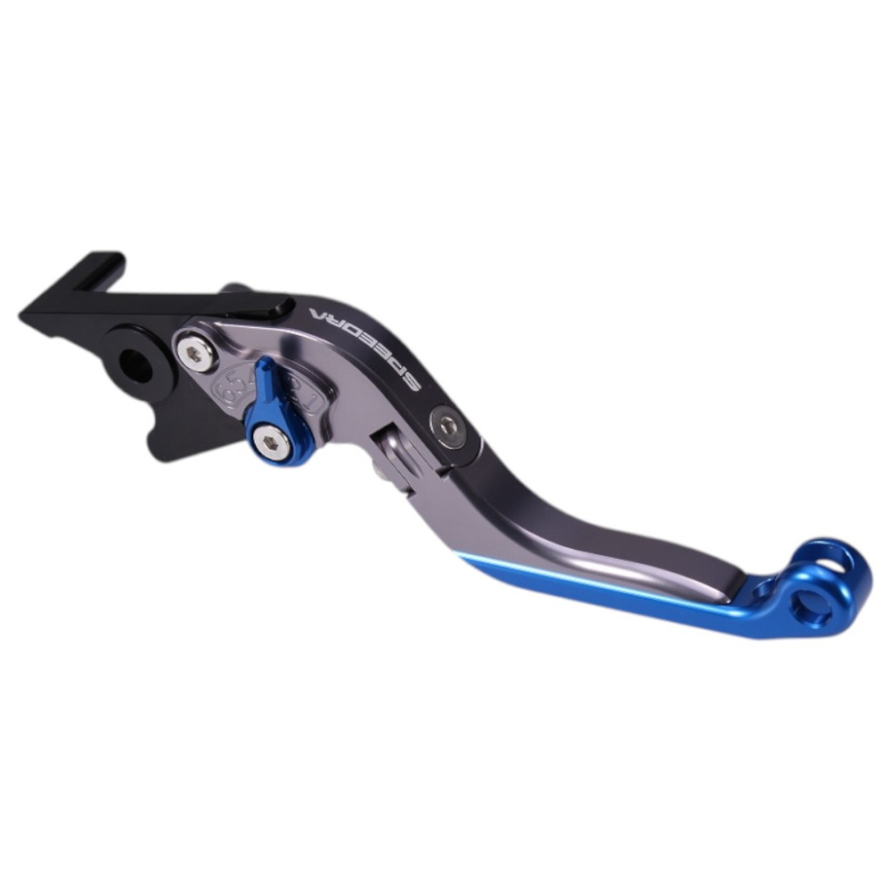 SPEEDRA アジャストブレーキレバー 可倒延長式(レバー/チタン アジャスター/ブルー エクステンション/チタン) HONDA用 LVGG082TM-BETM バイク