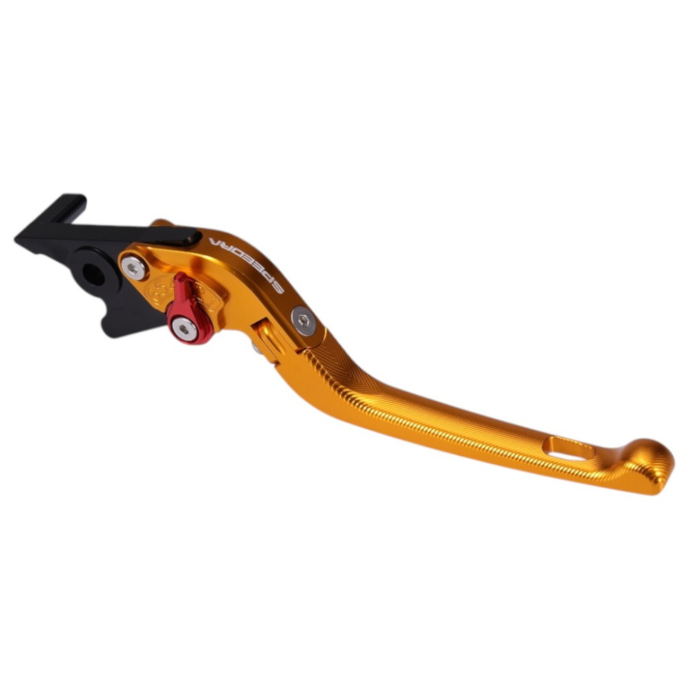 SPEEDRA アジャストブレーキレバー 3D可倒式(レバー/ゴールド アジャスター/レッド) YAMAHA用 LVDG092GD-RD バイク