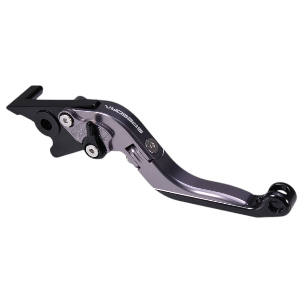 SPEEDRA アジャストブレーキレバー 可倒延長式(レバー/チタン アジャスター/ブラック エクステンション/ブルー) YAMAHA用 LVGG092TM-BKBE バイク