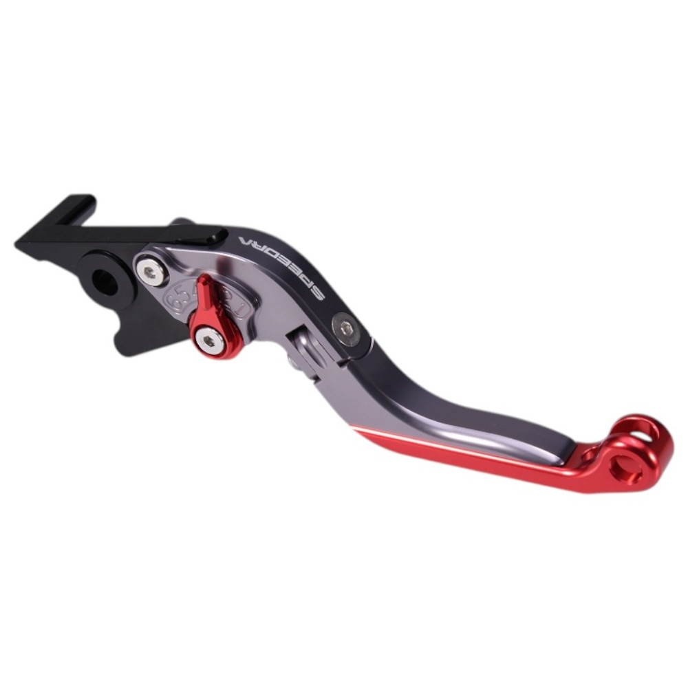 SPEEDRA アジャストブレーキレバー 可倒延長式(レバー/チタン アジャスター/レッド エクステンション/レッド) YAMAHA用 LVGG092TM-RDRD バイク