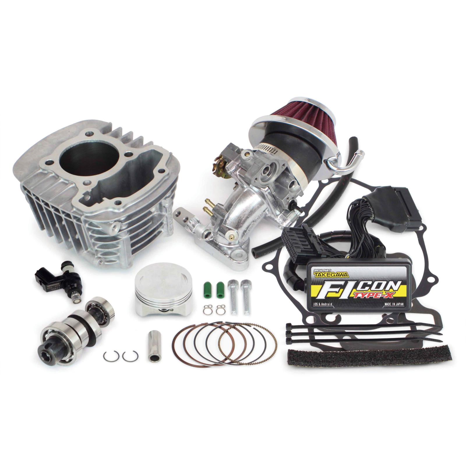 SP武川(SPタケガワ) ハイパーSステージボアアップキット145cc ダックス125 01-05-5467 バイク エンジン本体・セット｜パーツダイレクト店