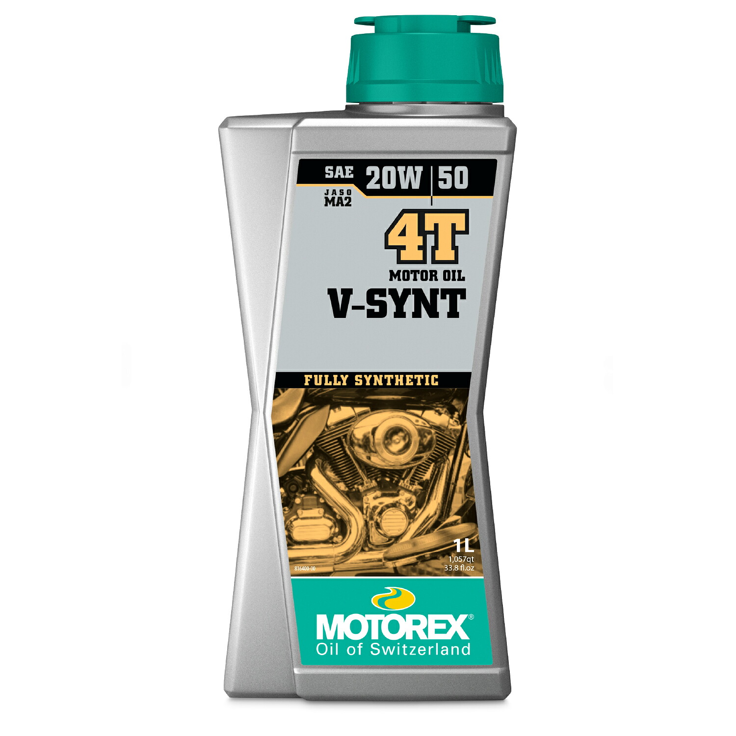 MOTOREX(モトレックス) V-SYNT 4T 20W-50 1L 49468 バイク 4サイクルエンジンオイル