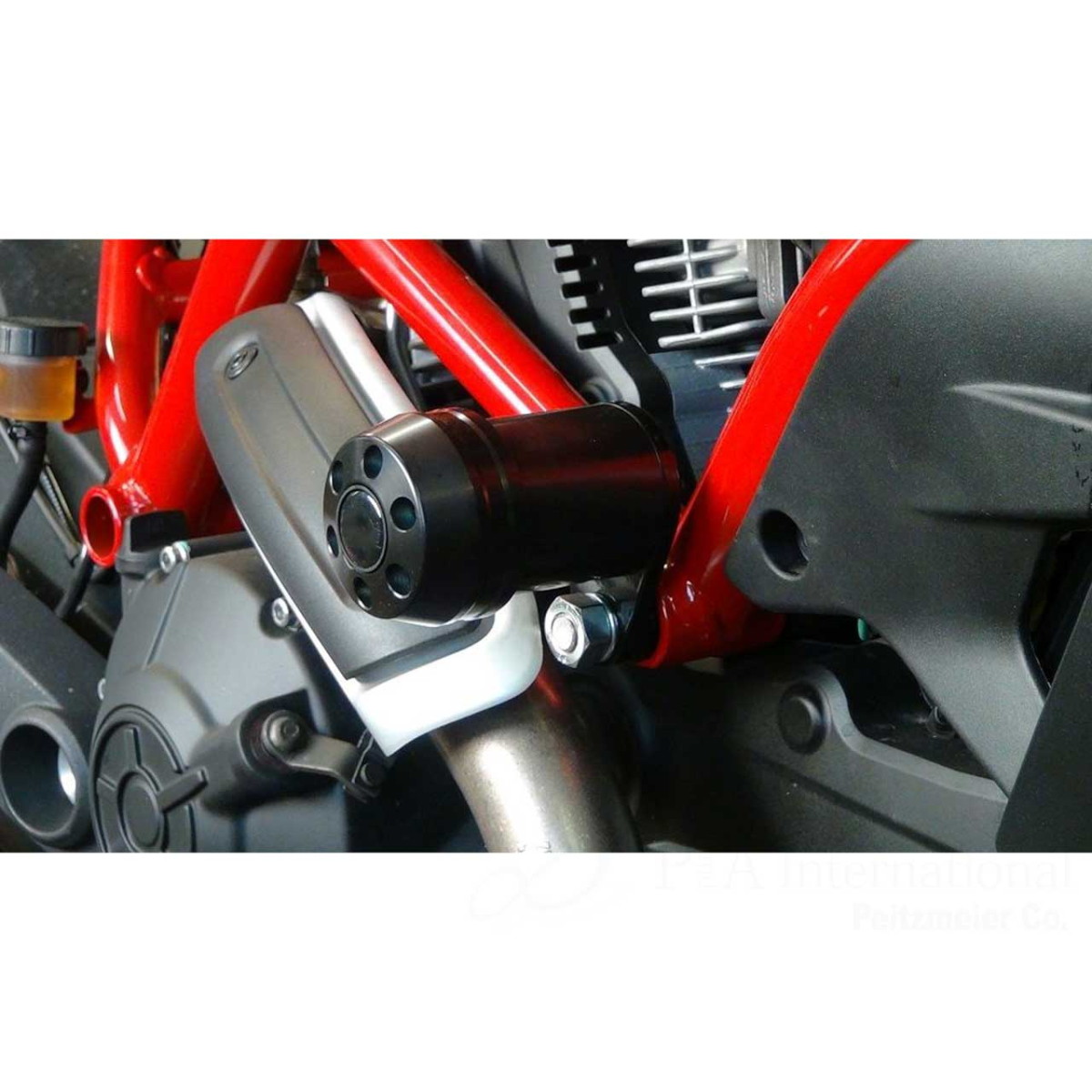 P&A International ダンパー機能付き クラッシュパッド X-Pad Ducati用 ブラック 41DU13KS バイク スライダー・ガード