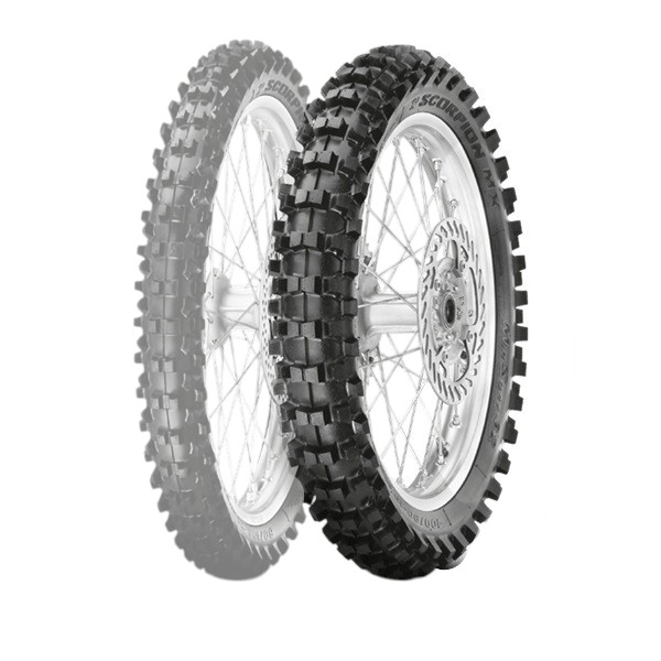 PIRELLI SCORPION MX32 MID SOFT 110/90-19 NHS 62M リア 4574900 バイク タイヤ｜パーツダイレクト店