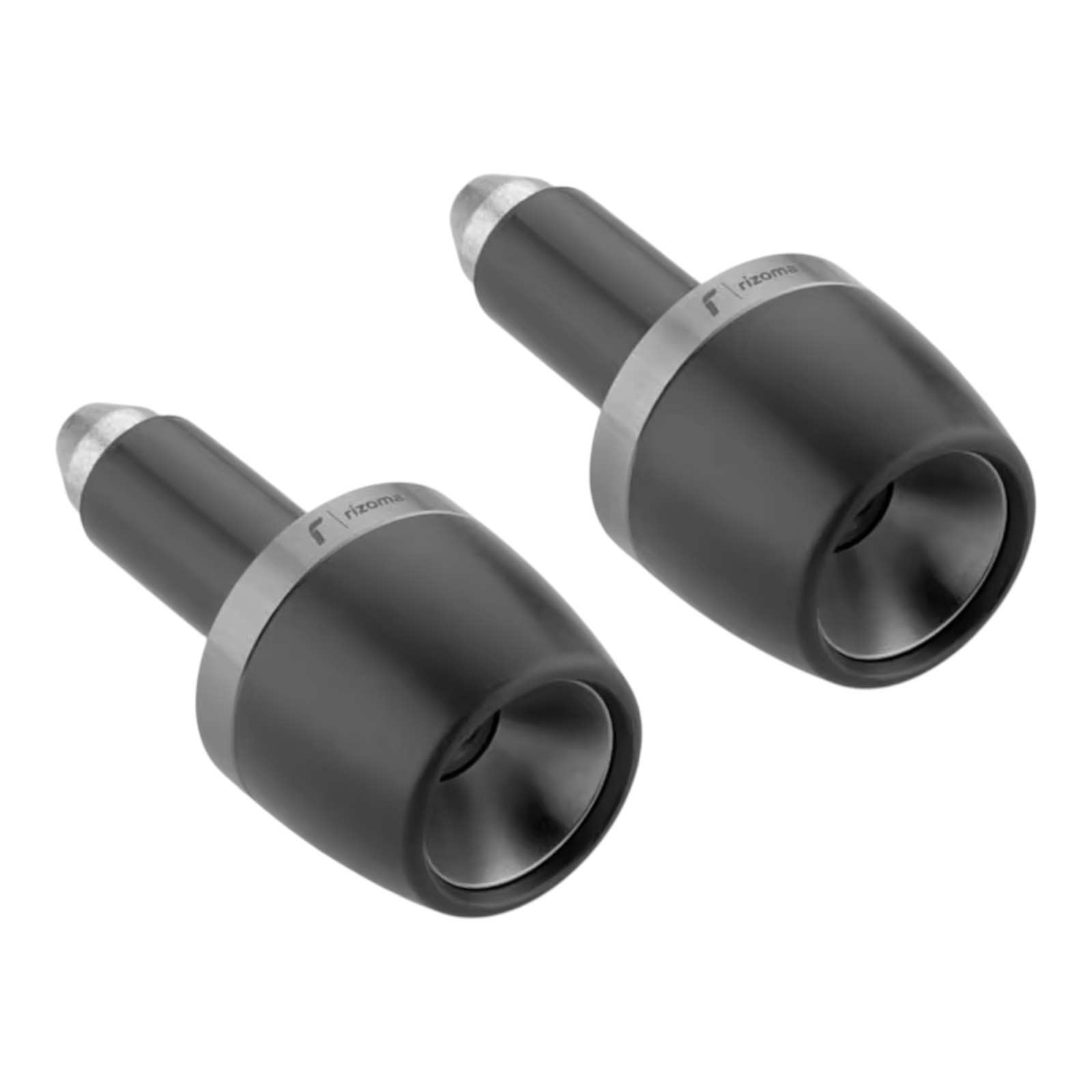 rezoma ハンドルバーキャップ「Inverse」 ダークグレイ MA532D バイク グリップエンド・バーエンド