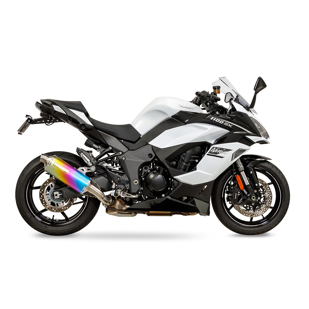 モリワキ スリップオンマフラー MXR アノダイズドチタン Ninja1000SX/Ninja1100SX 01810-6K253-10 バイク