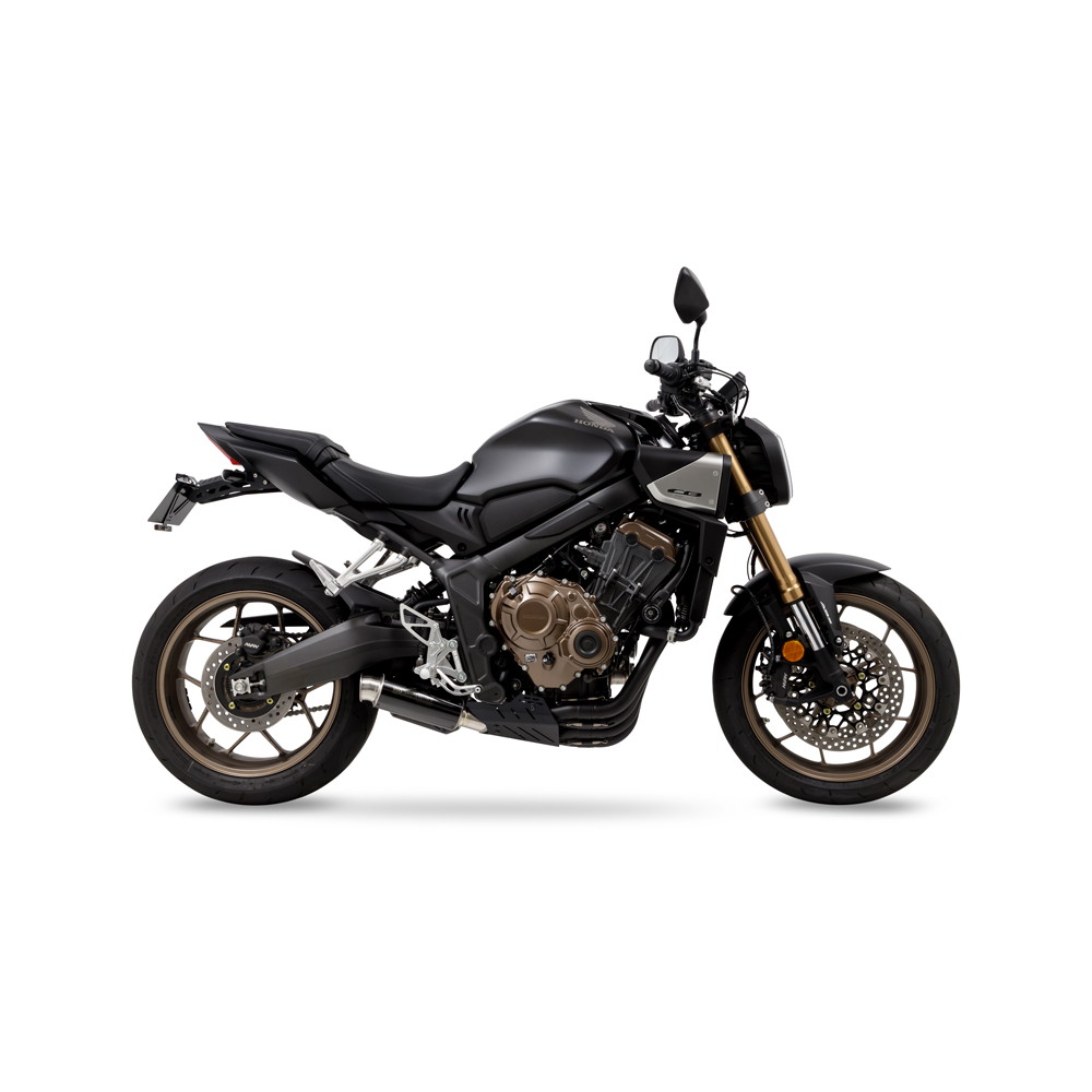 モリワキ フルエキゾーストマフラー CROSS SHORT ZERO(クロスショート ゼロ) ブラック/ブラックパールカイ CBR650R/CB650R 01810-L81Z5-B0 バイク｜パーツダイレクト店