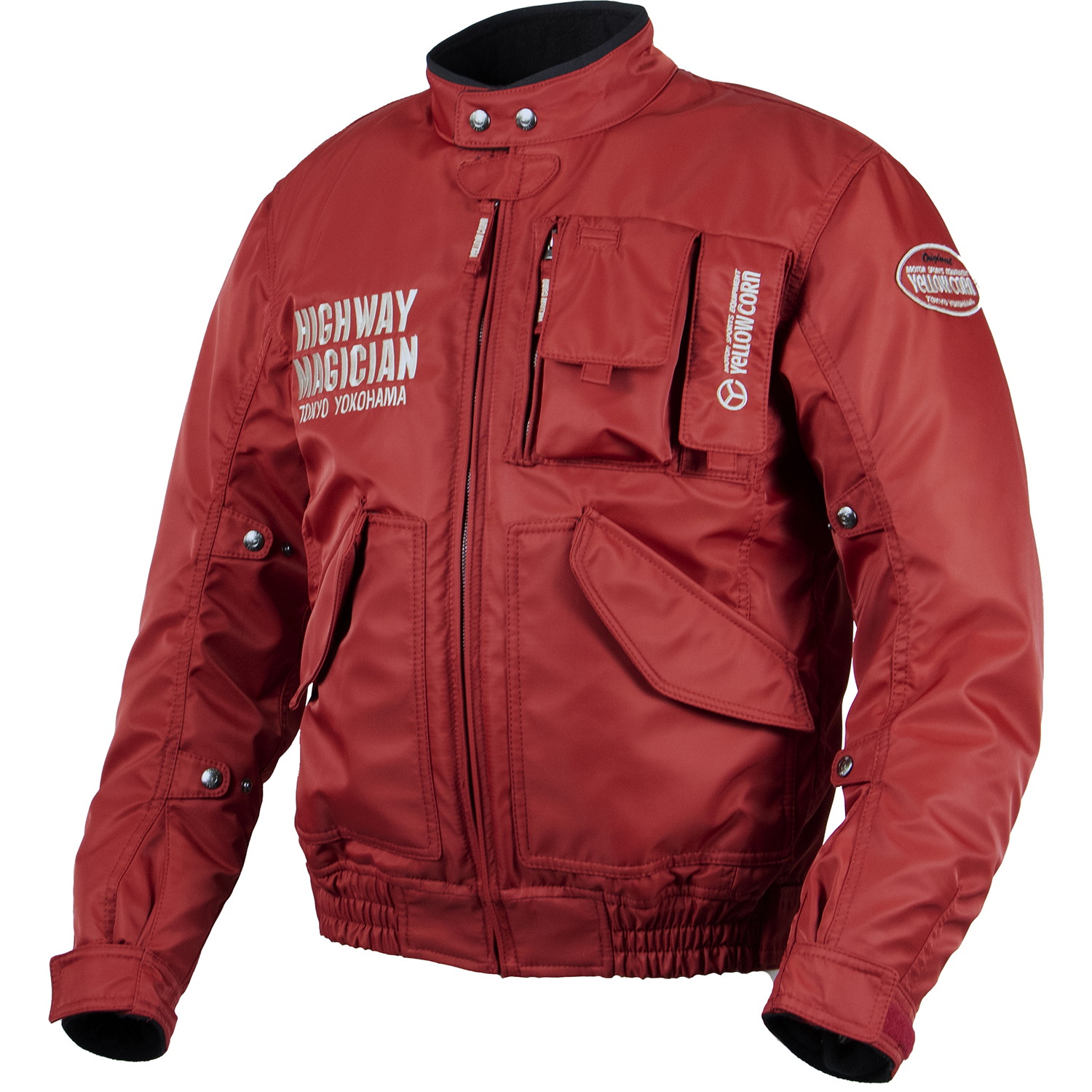 YeLLOWCORN YB-5300 ウィンタージャケット レッド 3LDW バイク 18,469円