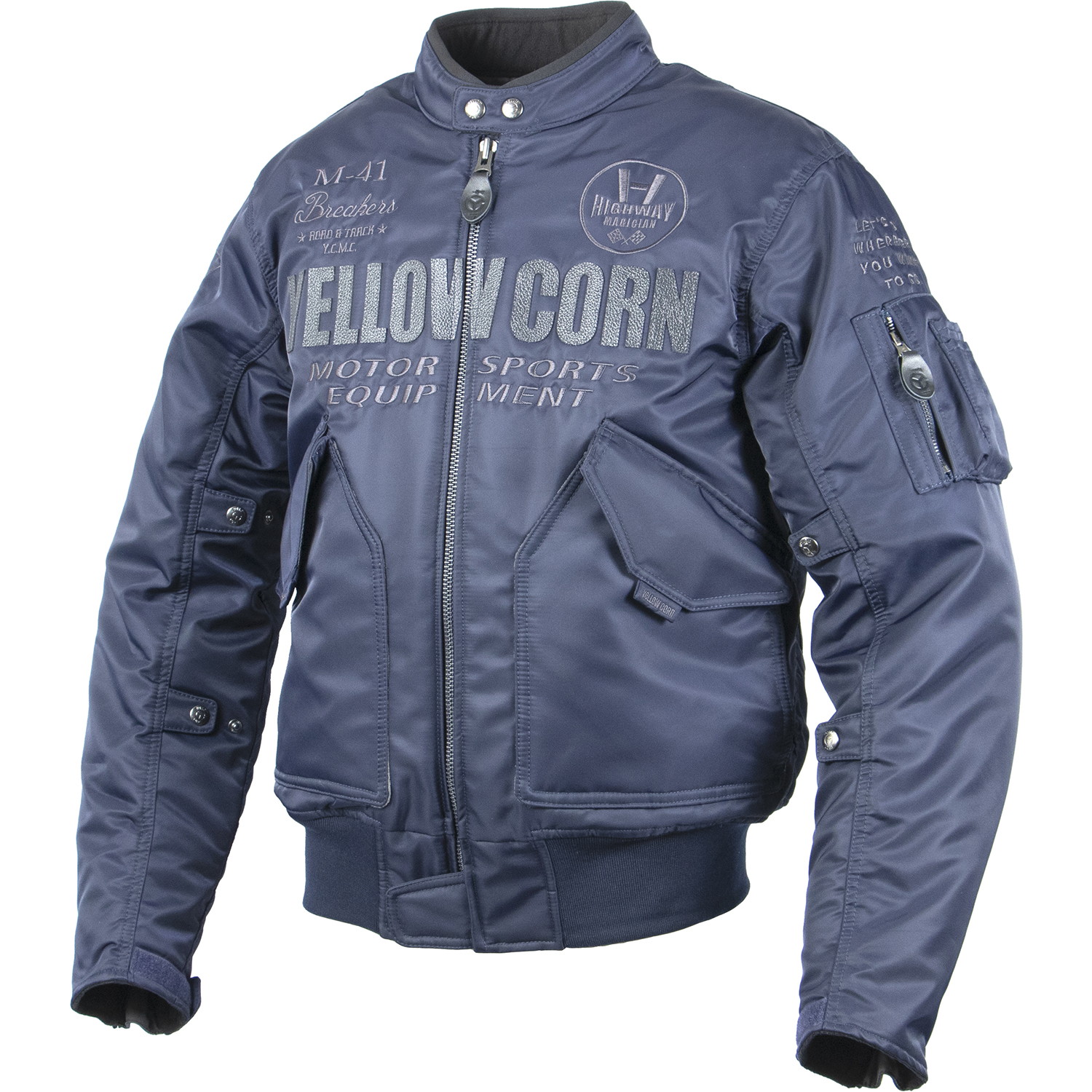 YeLLOWCORN YB-5302 ウィンタージャケット ネイビー M バイク