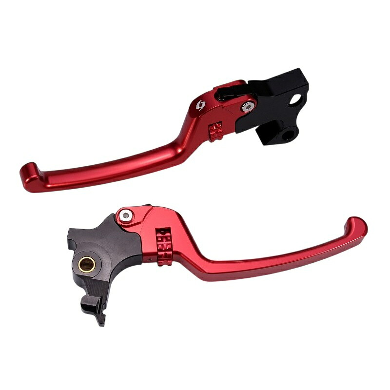 SPEEDRA(スピードラ) バイク ハンドル回り レバー アジャスタブルレバーセット スタンダードタイプ スポーツスター(14～21) レッド/レッド LVSDHD03RD-RD XL1200C カスタム[14-19]｜XL1200CA リミテッド[14-15]｜XL1200CB リミテッド[14-15]｜XL1200NS アイアン1200[18- 24,420円