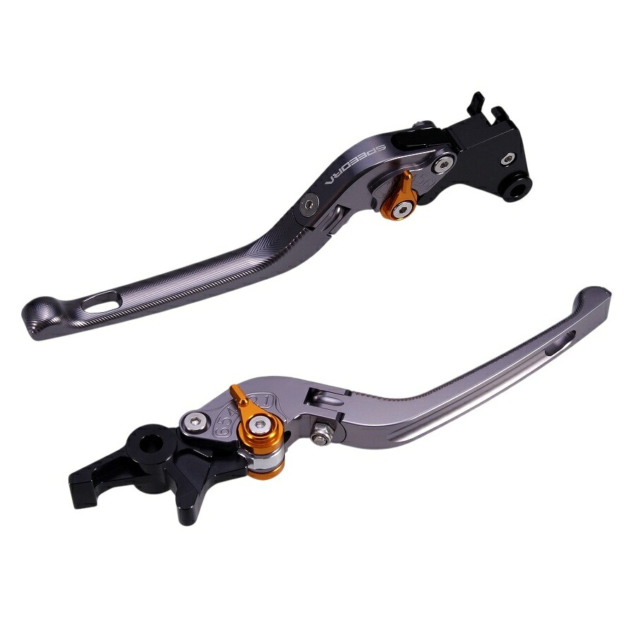 SPEEDRA(スピードラ) バイク ハンドル回り レバー アジャストレバー 3D可倒式 BMW用 チタン/ゴールド LVDGBM01TM-GD S1000R[21-25]｜S1000XR[20-25]｜F900R[20-25]｜F900XR[20-25]｜F900GS[24-25]｜F800GS[24-25]｜パーツダイレクト店