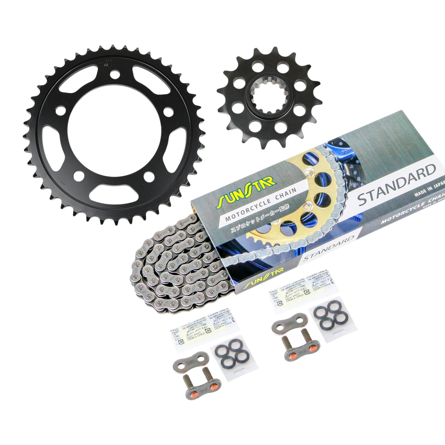 SUNSTAR(サンスター) バイク 駆動系 駆動系セット スプロケット&チェーンキット KS44815 KS44815 CBR900RR[96-99]