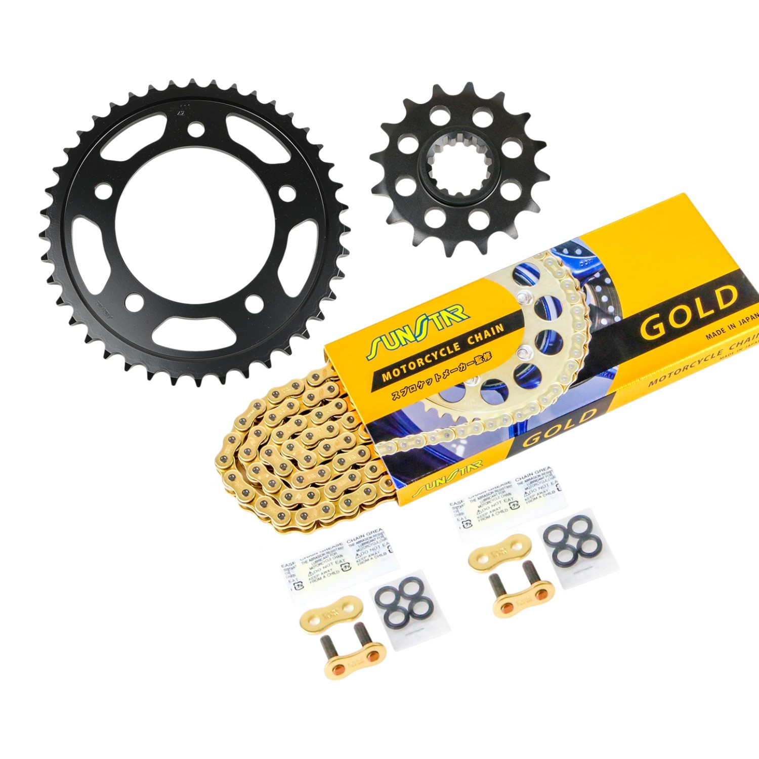 SUNSTAR(サンスター) バイク 駆動系 駆動系セット スプロケット&チェーンキット KS44817 KS44817 CBR900RR[96-99]