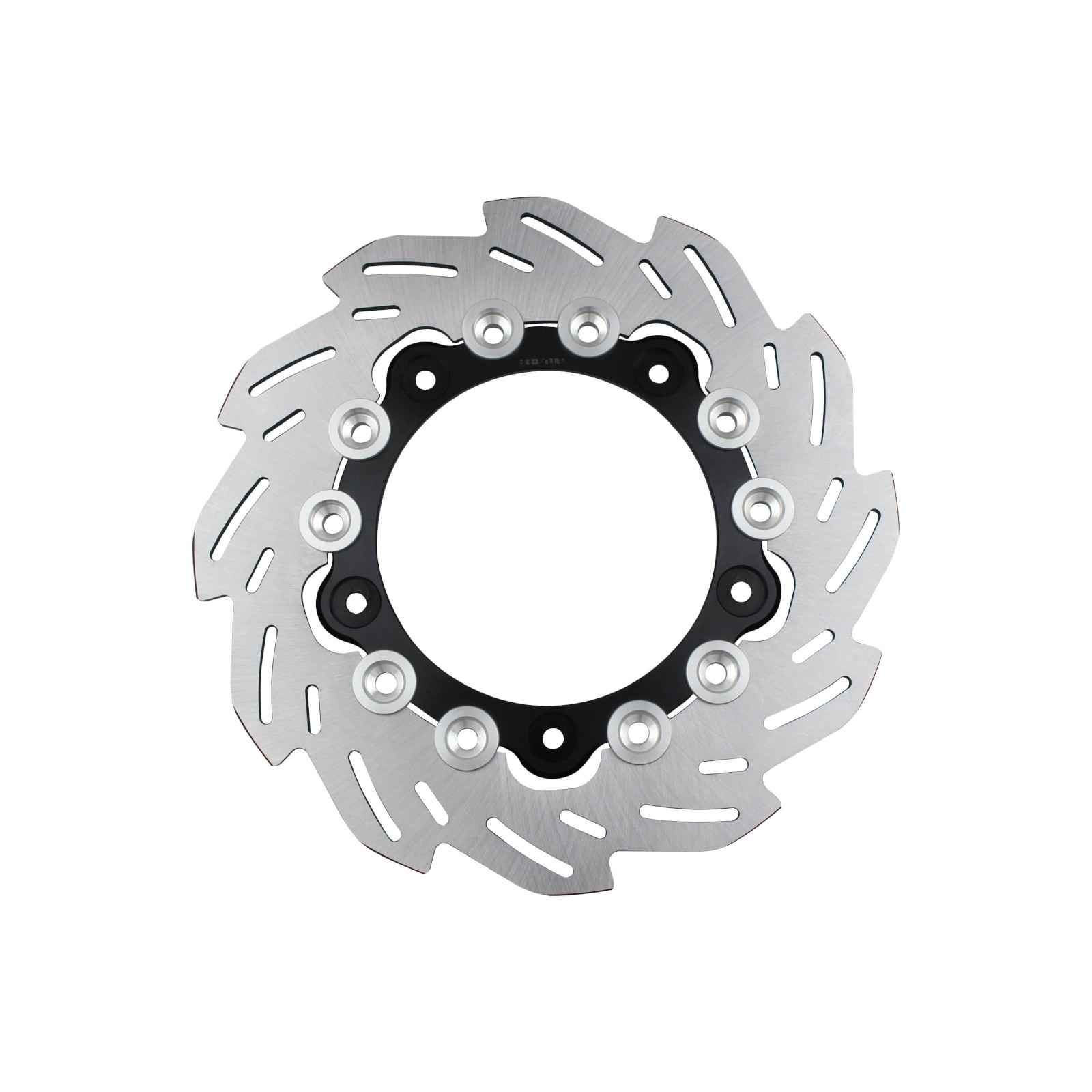 SHIFTUP(シフトアップ) バイク ブレーキ ディスクローター フロントウェーブディスクローター φ220mm(純正サイズ) ブラック/シルバー 290053-06 モンキー125(JB03/JB05)[21-24]｜GROM(JC92)[21-24]｜DAX125(JB04/JB06)[23-25]｜パーツダイレクト店