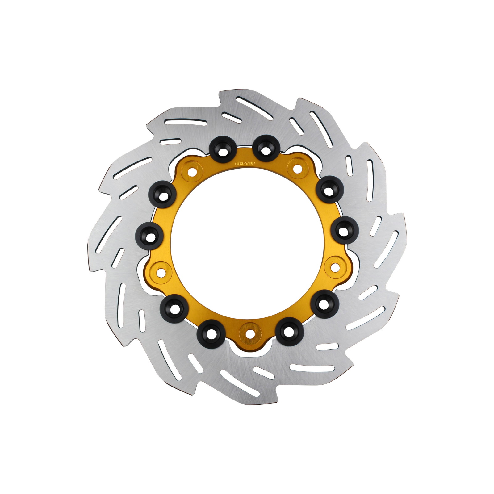 SHIFTUP(シフトアップ) バイク ブレーキ ディスクローター フロントウェーブディスクローター φ220mm(純正サイズ) ゴールド/ブラック 290056-04 モンキー125(JB03/JB05)[21-24]｜GROM(JC92)[21-24]｜DAX125(JB04/JB06)[23-25]