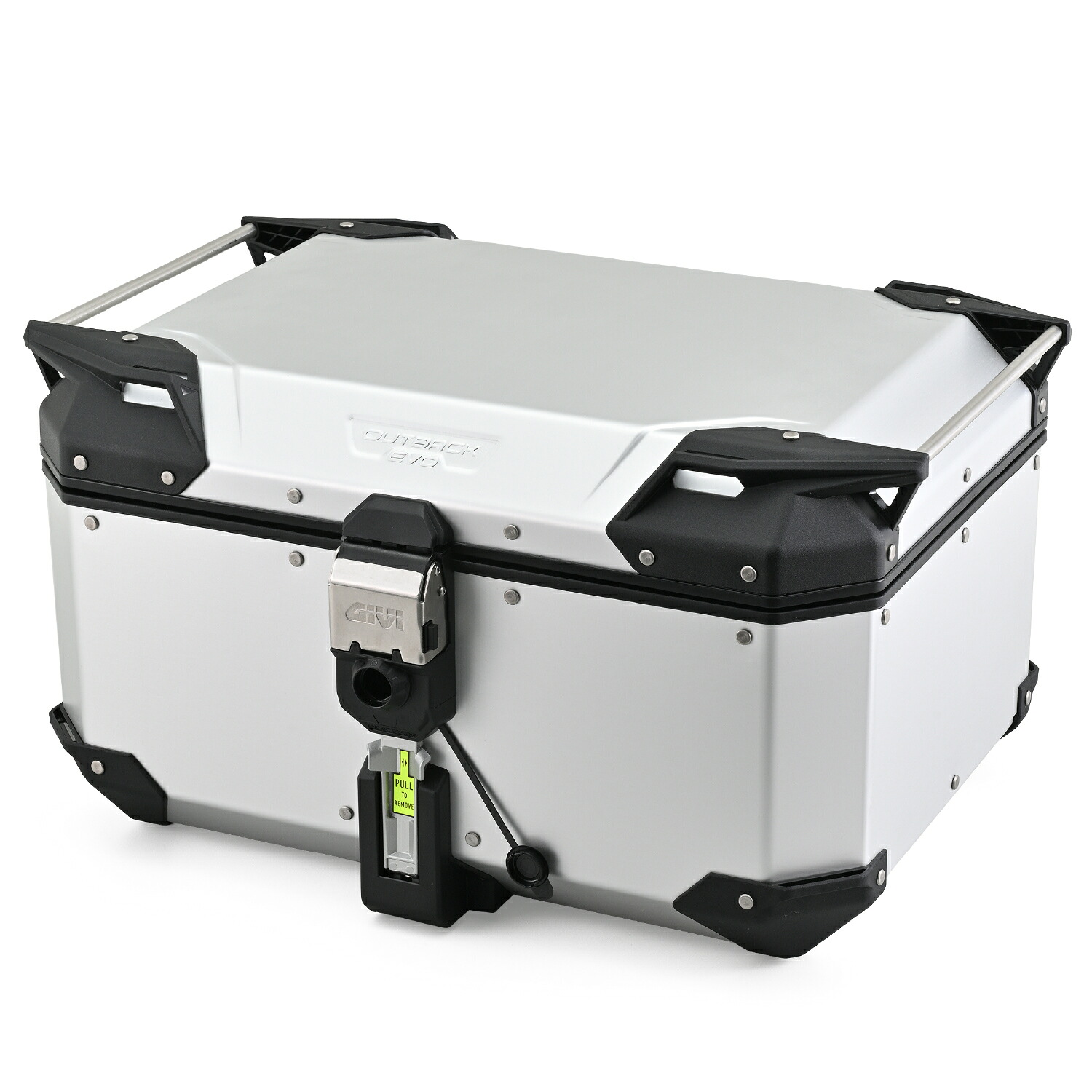 GIVI(ジビ) バイク 収納・BOX トップケース・リアボックス リアボックス モノキー スマートセキュリティロック対応 OBKEV58AA アルマイト仕上げ 58L 63480｜パーツダイレクト店