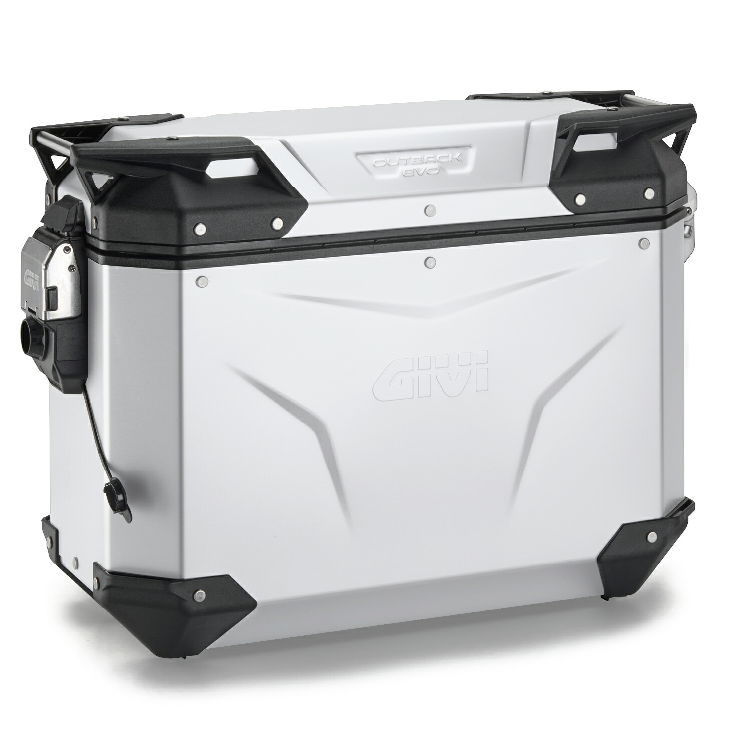 GIVI(ジビ) バイク 収納・BOX パニア・サイドケース・サイドボックス サイドケース スマートセキュリティロック対応 OBKEV37AAR 右側用 アルマイト仕上げ 37L 63489