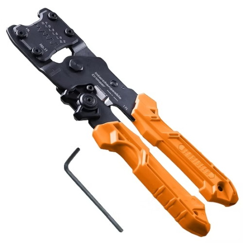 エンジニア(ENGINEER) 整備用品 ハンドツール工具 ペンチ PAD-11 精密圧着ペンチ(ダイス交換式) PAD-11