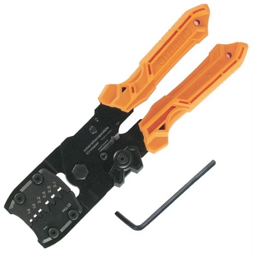 エンジニア(ENGINEER) 整備用品 ハンドツール工具 ペンチ PAD-12 精密圧着ペンチ(ダイス交換式) PAD-12
