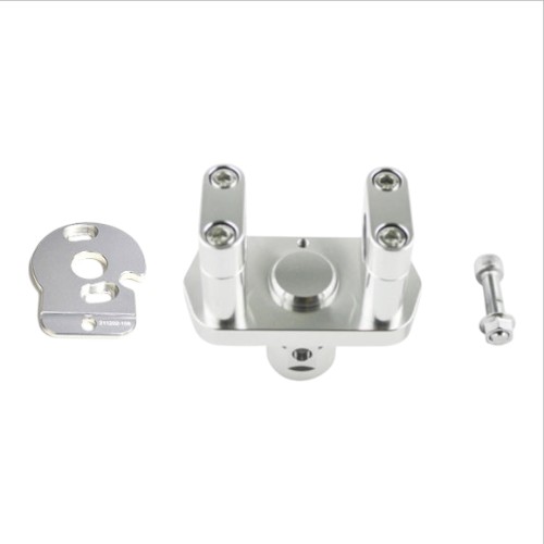 NCY(エヌシーワイ) ハンドルポスト+メーターブラケット ZOOMER/AF58 KN企画別注セット シルバー KN-ZM-10PM-SV ZOOMER(AF58)(全車種) バイク ハンドルホルダー・ライザー・ポスト｜パーツダイレクト店