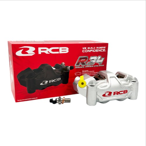 RCB(レーシングボーイ) RCB ラジアルキャリパー 左用 100mmピッチ シルバー 01BC114S-KN バイク キャリパー｜パーツダイレクト店 19,455円