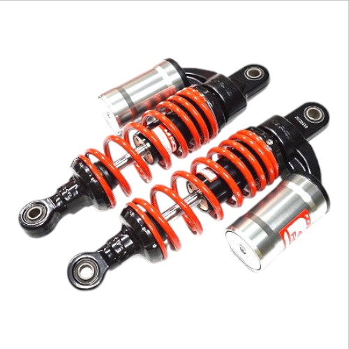 RCB(レーシングボーイ) RCB リアショック 275mm MB-2シリーズ シルバー/レッド 01A0176R-KN スーパーカブ50,70,90,100,110系|モンキー|ゴリラ|CD50/90/125 ベンリー|ダックス|リトルカブ|クロスカブ|チャッピー|GT50|GT80|GR50|GR80|モンキー125 バイク リ|パーツダイレクト店