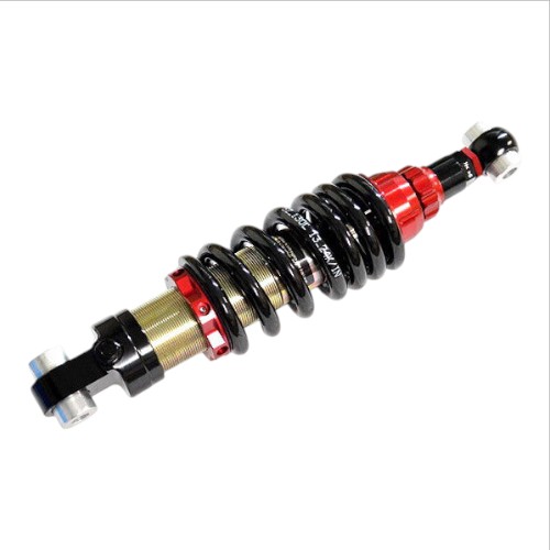 KN企画(ケーエヌキカク) スーパーショック2 減衰調整付/車高調整付 331.5/336.5mm TW200 レッド KN-RSTW200-RD TW200 バイク リアショック・リアサスペンション|パーツダイレクト店
