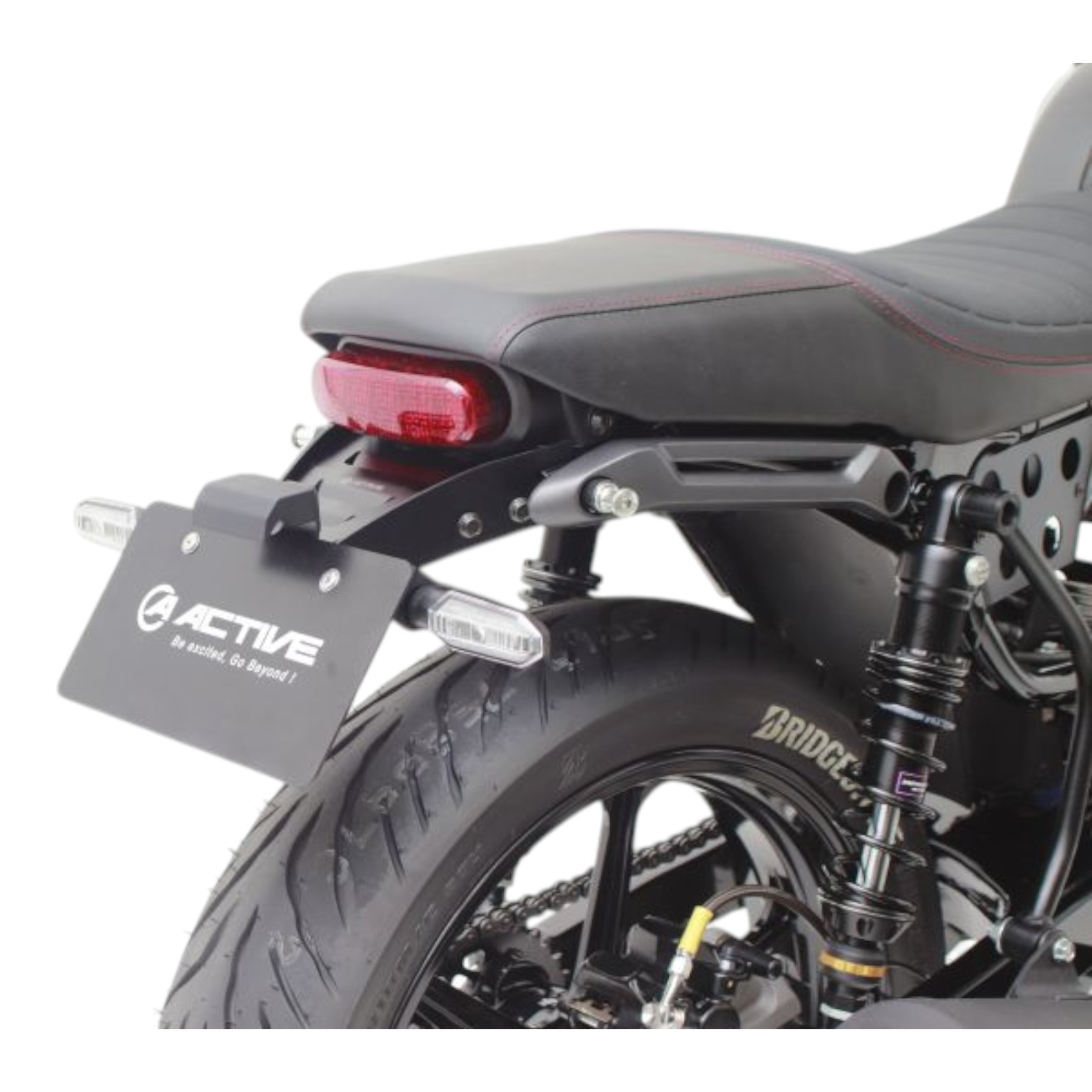 ACTIVE(アクティブ) フェンダーレスキット ブラック LEDナンバー灯付き GB350S 1151103 GB350S[21-25] バイク フェンダーレスキット・ナンバー｜パーツダイレクト店
