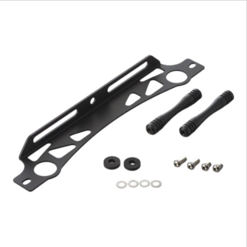 ACTIVE(アクティブ) ラウンドオイルクーラーステーセット 9-10R ブラック仕様 CB750 14051035B CB750[92-08] バイク オイルクーラーパーツ｜パーツダイレクト店