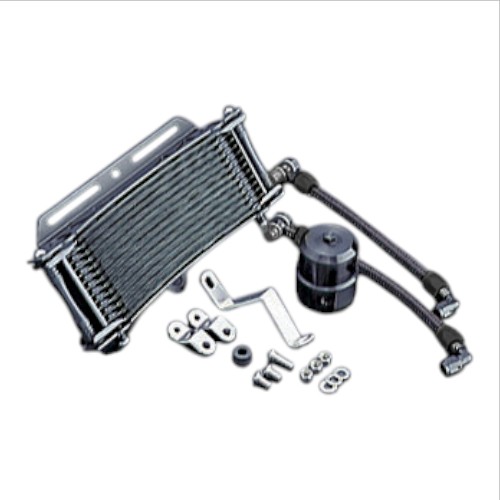 ACTIVE(アクティブ) オイルクーラーキット ラウンド #6 11-13R ブラック仕様 CB1300SF AC14032713B CB1300SF[98-02]｜X-4[97-03]｜CB1000SF[92-97]｜CB1000SF T2[94-97] バイク オイルクーラーセット｜パーツダイレクト店