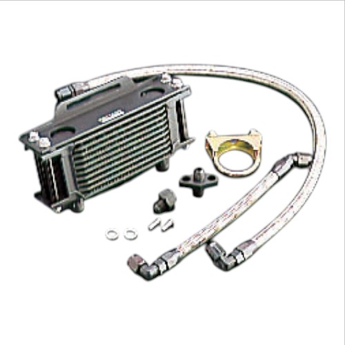 ACTIVE(アクティブ) オイルクーラーキット(横) ストレート #6 4.5-7R SR500 AC14053507N SR500[78-00]｜SR400[78-17] バイク オイルクーラーセット｜パーツダイレクト店