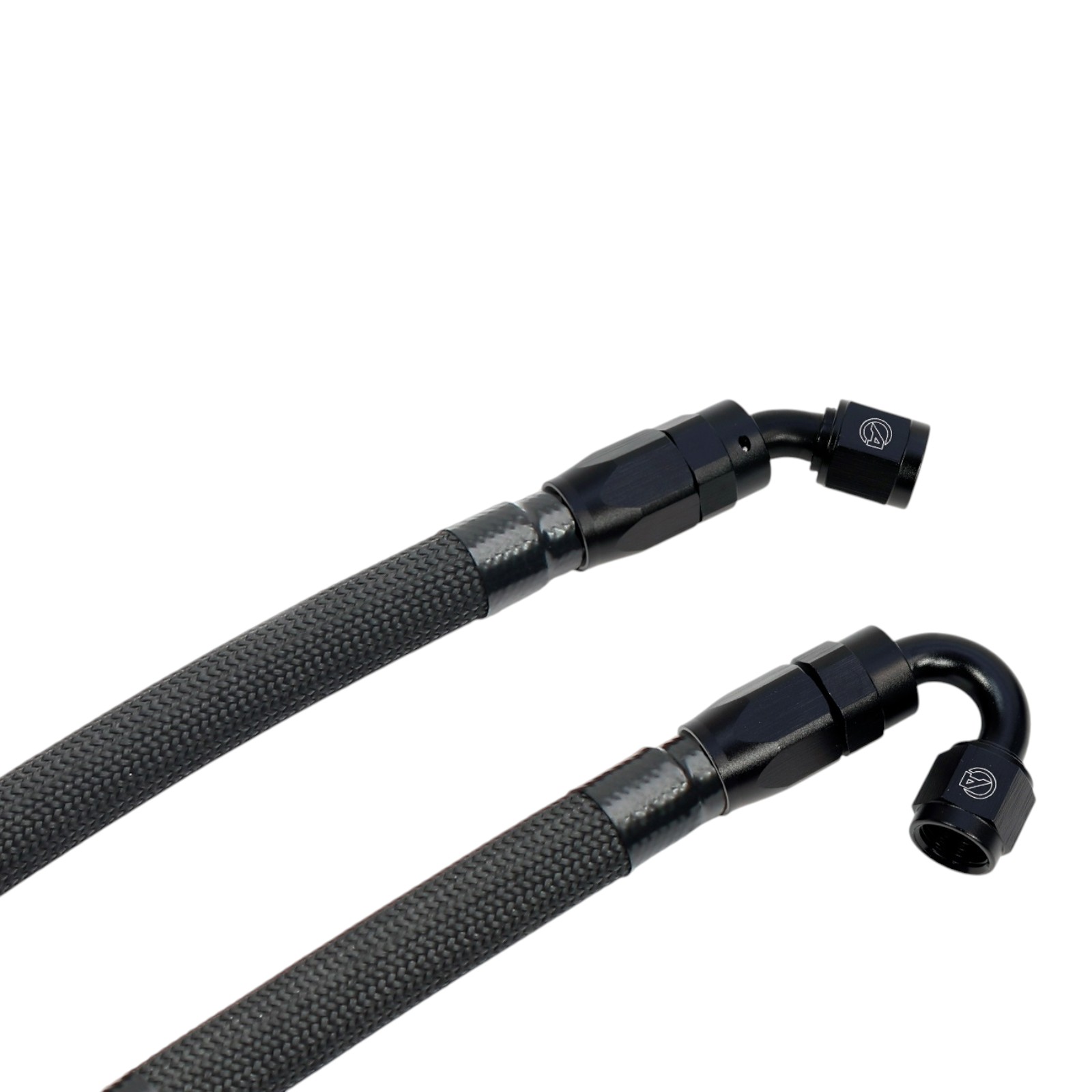 ACTIVE(アクティブ) ラウンドオイルクーラーホースセット #6 11-16R ブラック仕様 ZEPHYR1100 AC14057235B ZEPHYR1100[92-06]｜ZEPHYR1100RS[96-02] バイク オイルクーラーホース｜パーツダイレクト店