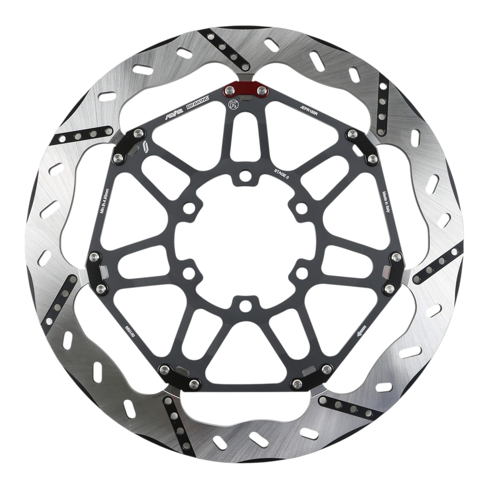 SUNSTAR(サンスター) EPTA フロントディスクローター JEPR155R JEPR155R M1000R[23-25]｜M1000RR[21-25]｜M1000XR[24-25]｜S1000R(M鍛造ホイール装着車)｜S1000RR RACEパッケージ[20-21]｜S1000RR Mパッケージ[20-24] バイク ディスクローター｜パーツダイレクト店