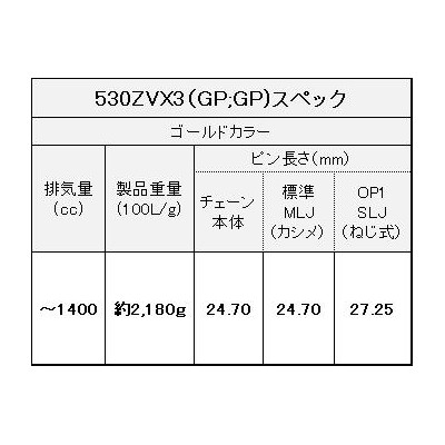 チェン㊭ EKチェーン(江沼チェーン) バイク チェーン ZVXシリーズ