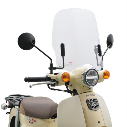 旭風防(af) CUB-F3 スーパーカブ50/110(JA59/JA44/AA09) ウインドシールド クリア バイク 外装 風防・ウインドシールド・スクリーン