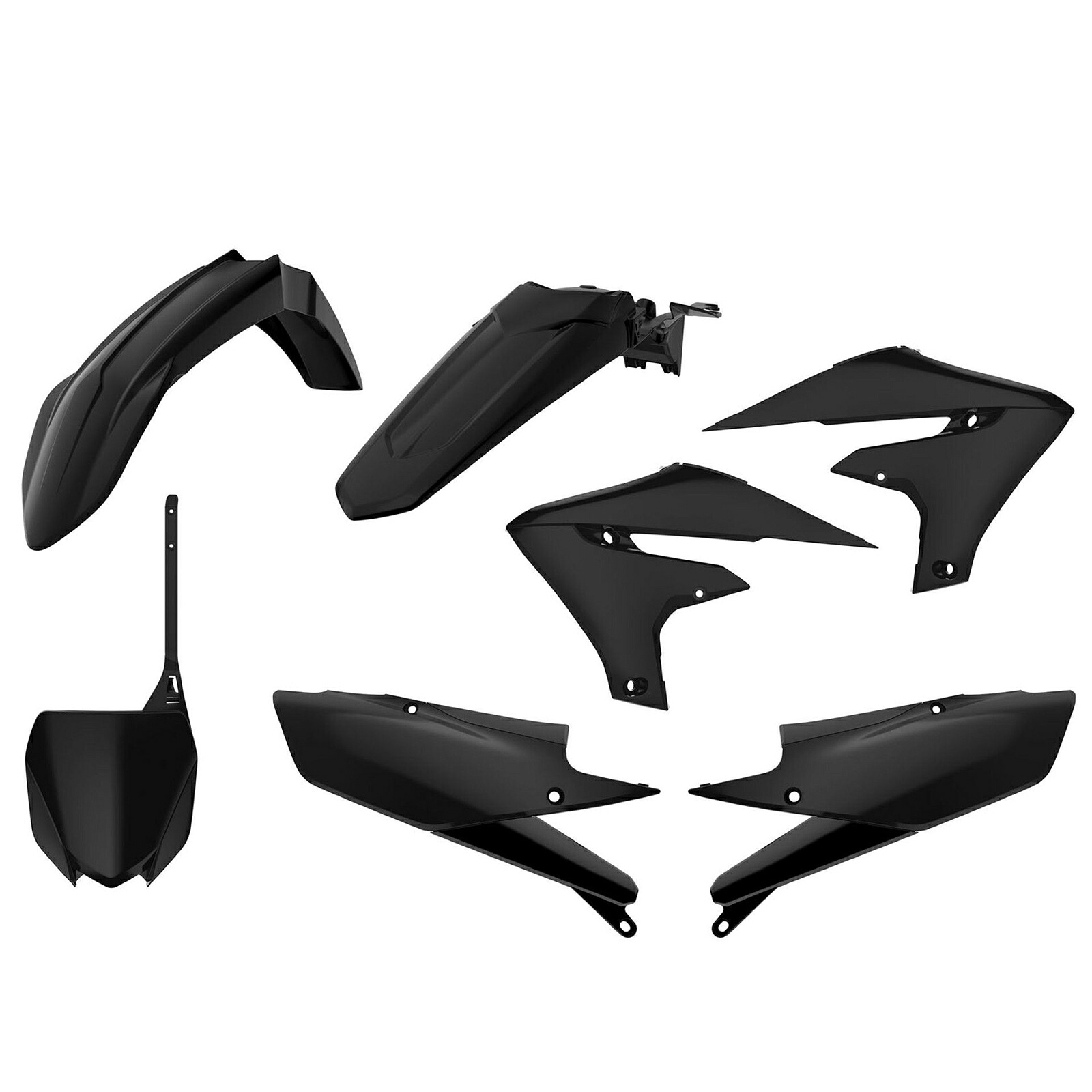 Polisport(ポリスポーツ) バイク MX KIT 外装セット ブラック YAMAHA用 12,610円