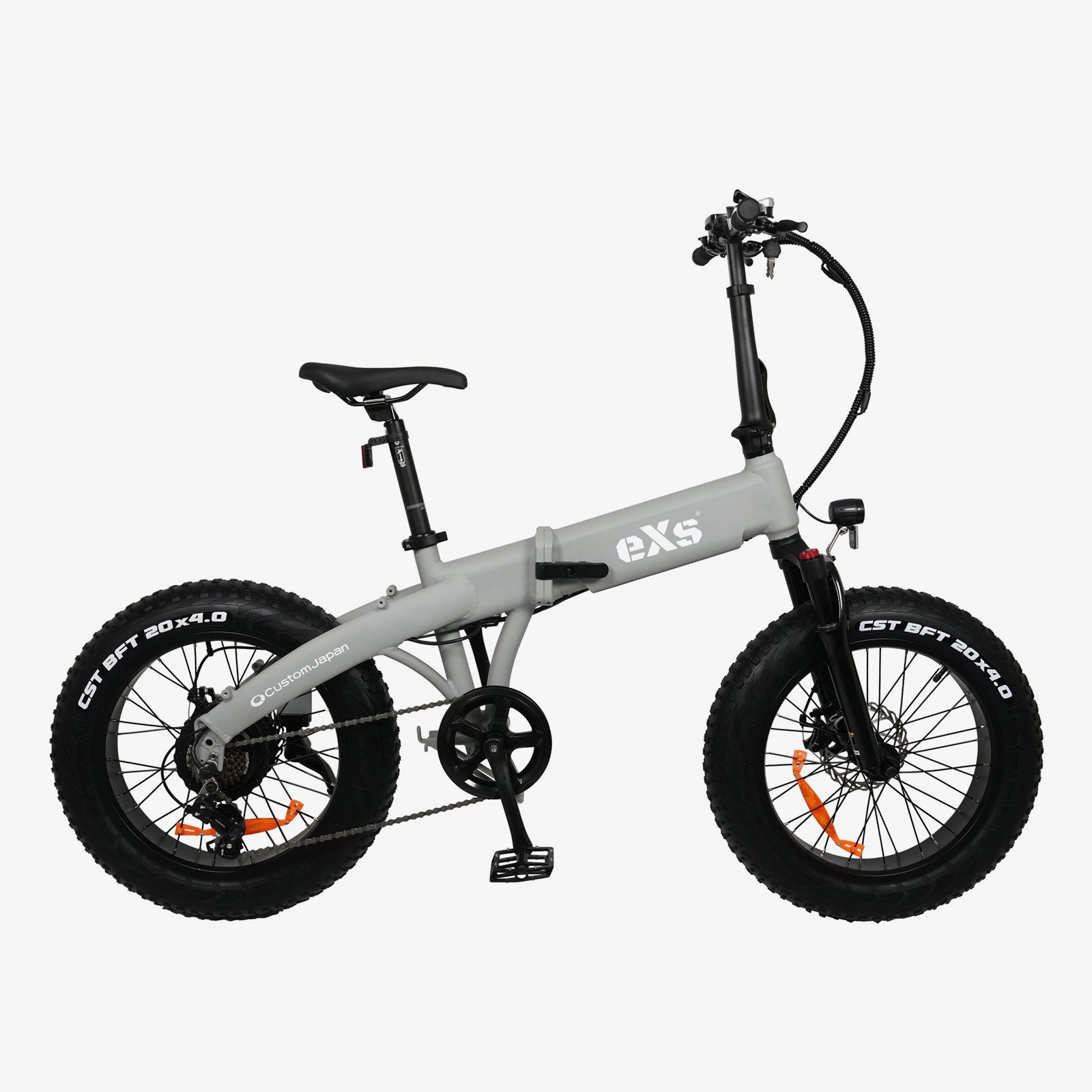 電動銀輪 eXs Street エクスストリート 引っ敷き薄墨色 電動助けること銀輪 e-bike 折りたたみ 20in 7段変速 シマノ