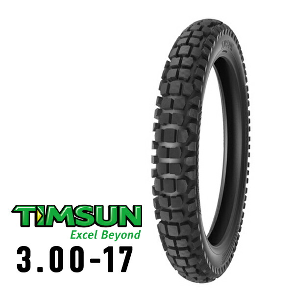 楽天市場】TIMSUN(ティムソン) TS800A 3.00-17 4PR TT フロント/リア