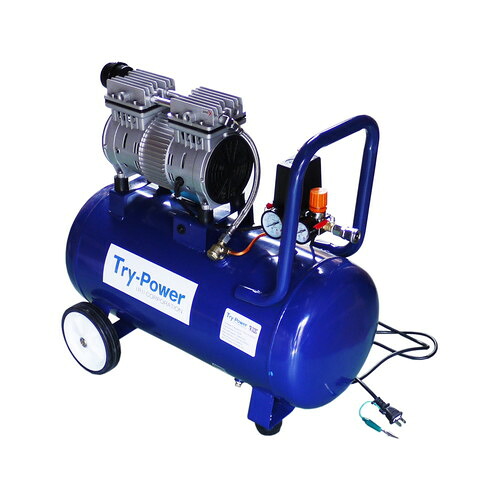 意気込みオイルレスコンプレッサー TR-302EC1 差しひびき鍵 大気圏物の具 塗り付ける 空気の状態入れ エアコンプレッサ-花・ガーデン・DIY-エア工具本体